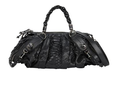 Python Galaxy Hobo, £250, Handbags, Black, Leather, Front view